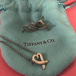 Tiffany sterling heart set